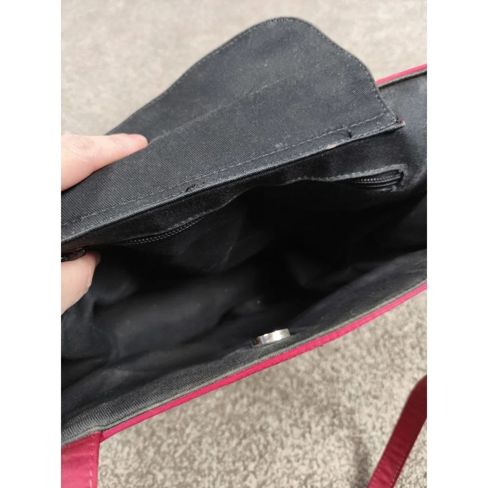 Kate Spade New York Vintage Y2K Red Nylon Shoulder Bag‎ Tote Rectangular